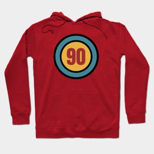 The number 90 - ninety - ninetieth - 90th Hoodie